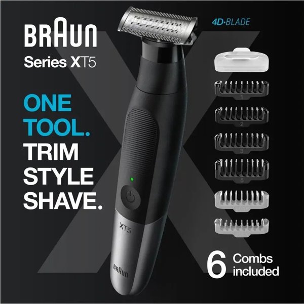 Braun Series XT5200 Ηλεκτρική Ξυριστική Μηχανή Προσώπου & Σώματος - Groomer για Άνδρες
