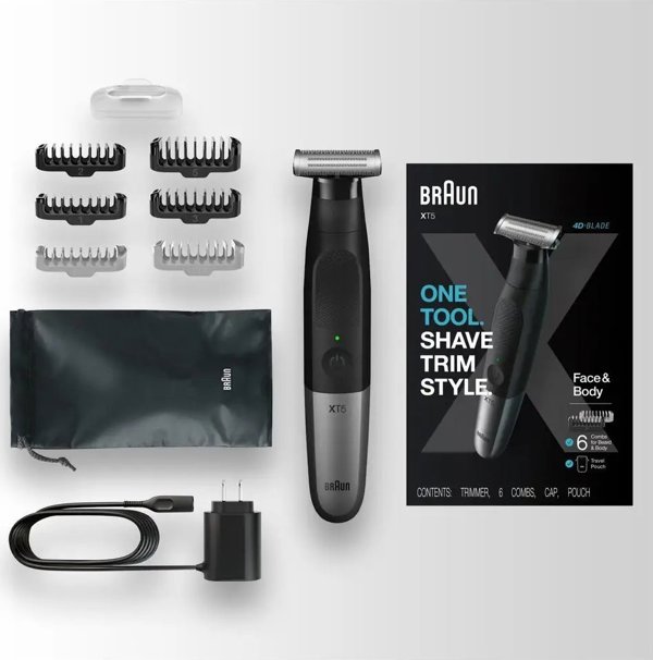 Braun Series XT5200 Ηλεκτρική Ξυριστική Μηχανή Προσώπου & Σώματος - Groomer για Άνδρες