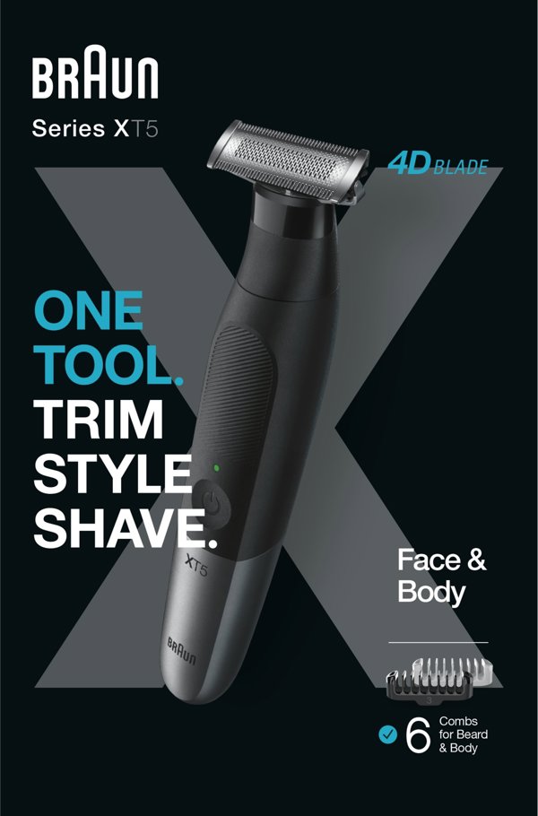 Braun Series XT5200 Ηλεκτρική Ξυριστική Μηχανή Προσώπου & Σώματος - Groomer για Άνδρες