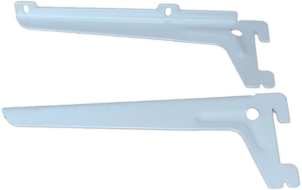 BRACKET ANGLE 1 PAIR 230 MM WHITE