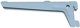 BRACKET ANGLE 1 PAIR 230 MM WHITE
