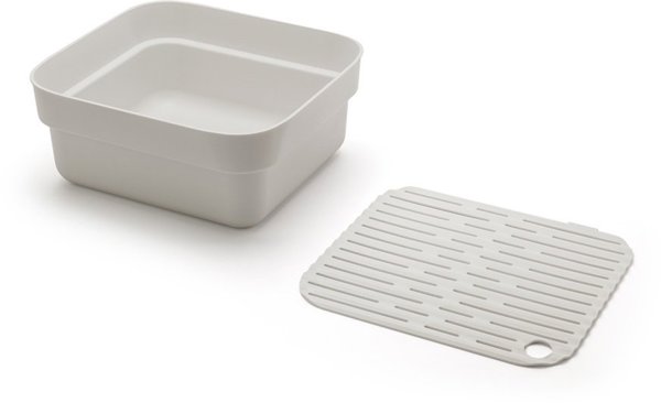 Brabantia SinkSide Δοχείο Πλύσης Πιάτων με Στραγγιστήρι, Ανοιχτό Γκρι, 302688