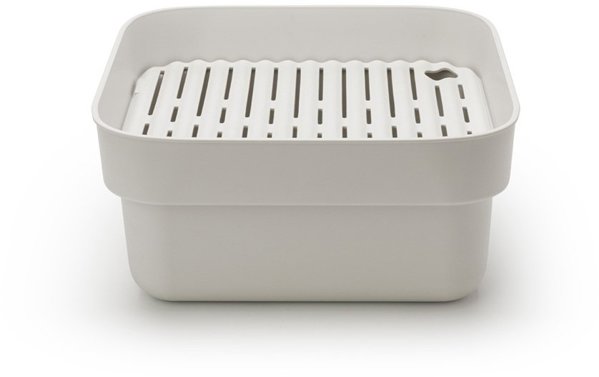 Brabantia SinkSide Δοχείο Πλύσης Πιάτων με Στραγγιστήρι, Ανοιχτό Γκρι, 302688