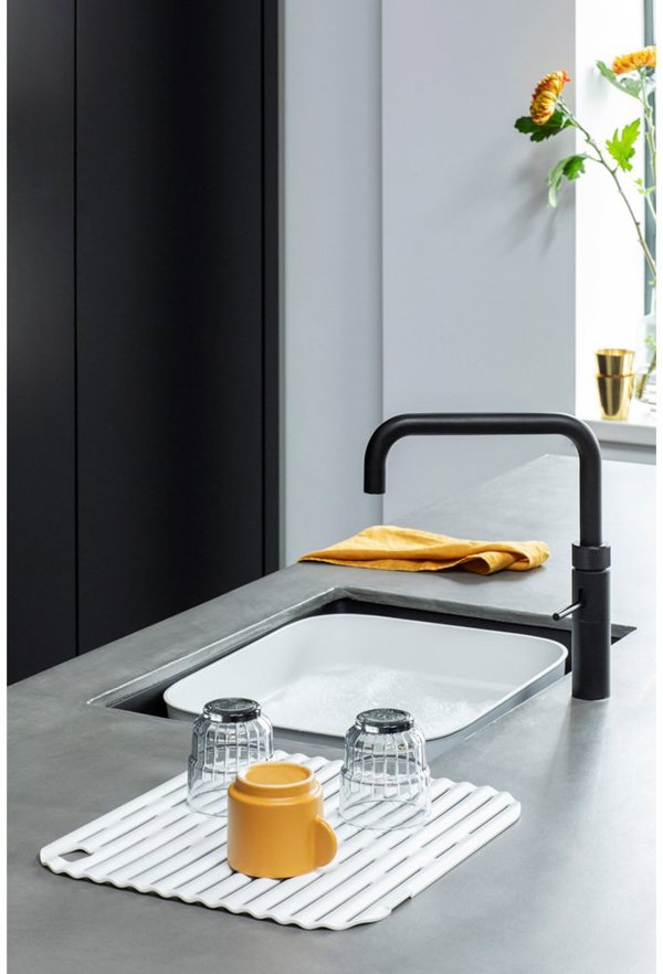Brabantia SinkSide Δοχείο Πλύσης Πιάτων με Στραγγιστήρι, Ανοιχτό Γκρι, 302688
