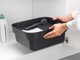 Brabantia Δοχείο Πλύσης Πιάτων SinkSide με Στραγγιστήρι, Σκούρο Γκρι, 302664