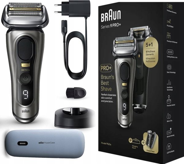 Braun Series 9 Pro+ 9525s System wet&dry