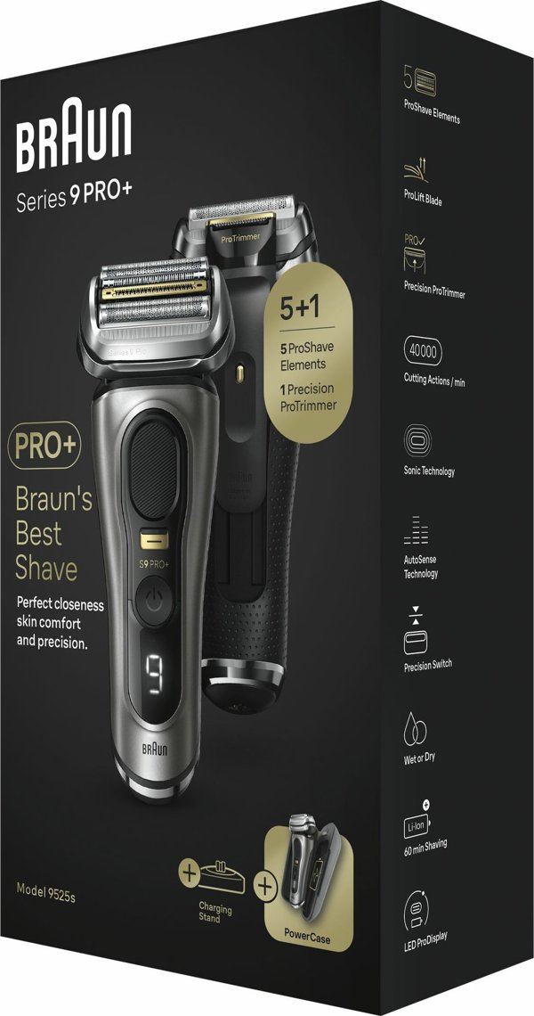 Braun Series 9 Pro+ 9525s System wet&dry
