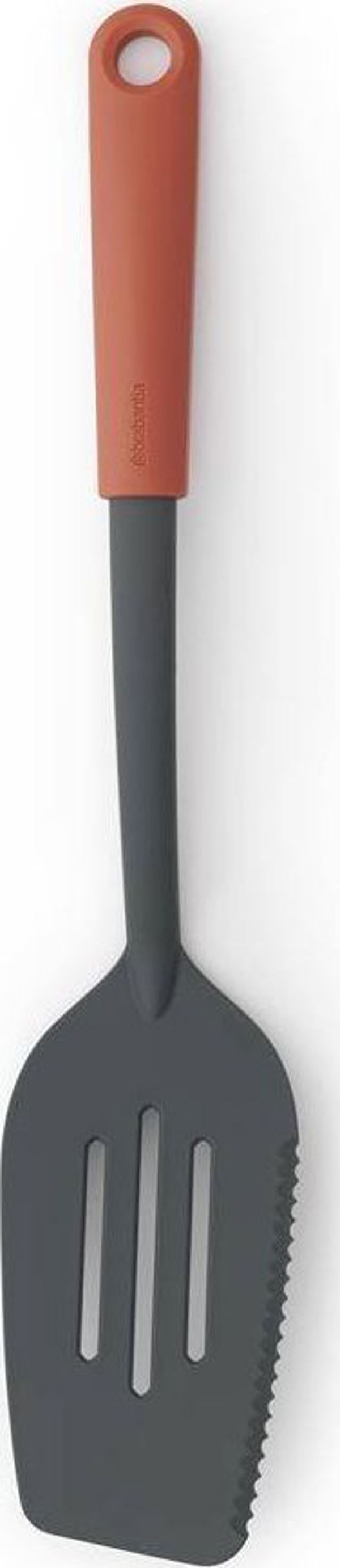 Brabantia Σπάτουλα Tasty+ 3 σε 1 με Λεπίδα Κοπής και Σουρωτήρι, Ροζ, 122804
