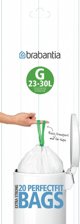 Σακούλες Απορριμμάτων Brabantia, Μέγεθος G, 30L, 20 Τεμάχια, 8319017