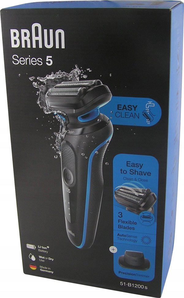 Braun Braun Series 5 - 51-B1200s, shaver (black/blue)