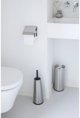 Brabantia Θήκη Για Εφεδρικό Χαρτί Υγείας Με Βεντούζα, Ασημί