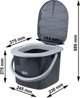 Branq Φορητή τουαλέτα κουβάς 15,5l BranQ