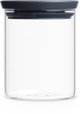 Brabantia Γυάλινο Δοχείο Αποθήκευσης Τροφίμων, 0,6l, Γκρι, 298288