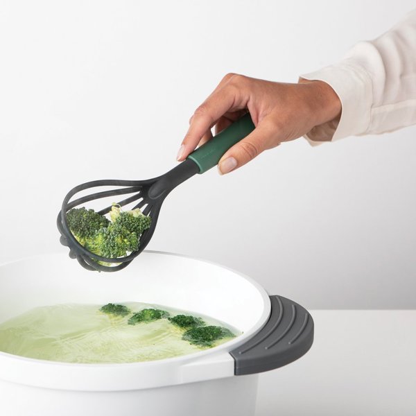 Brabantia Tasty+ Ανοξείδωτο Σύρμα Κουζίνας με Σουρωτήρι, Πράσινο, 122828