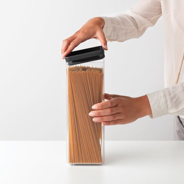 Brabantia Tasty+ Τετράγωνο Δοχείο Φαγητού 2,5l - Γκρι 122408