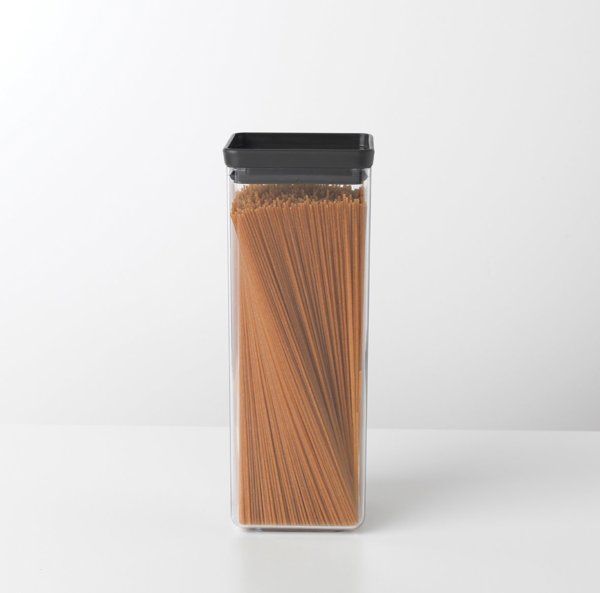 Brabantia Tasty+ Τετράγωνο Δοχείο Φαγητού 2,5l - Γκρι 122408