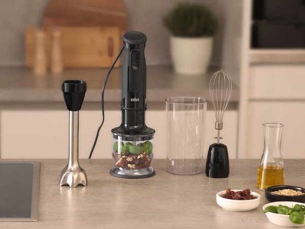 Braun MultiQuick 5 MQ 50202 M, Immersion blender, 0.6 L, 1.2 m, 1000 W, Black