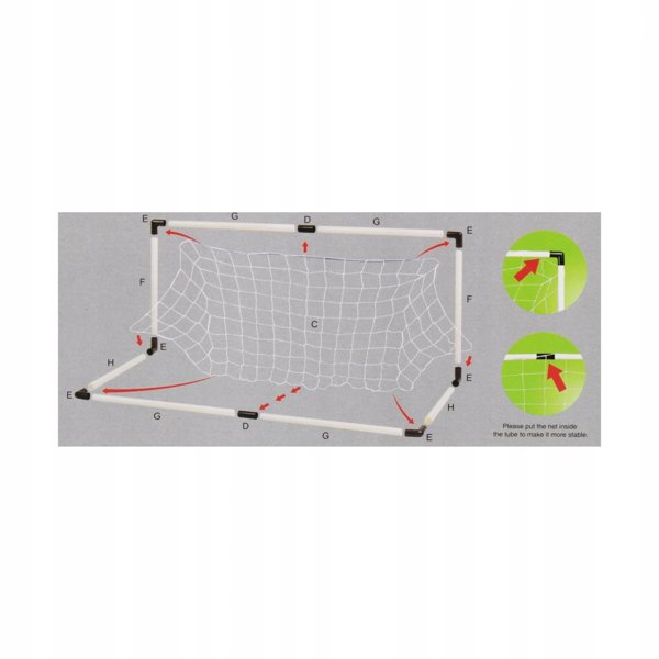 BRAMKA AKC 122CM 59X13X7 MC PUD 30