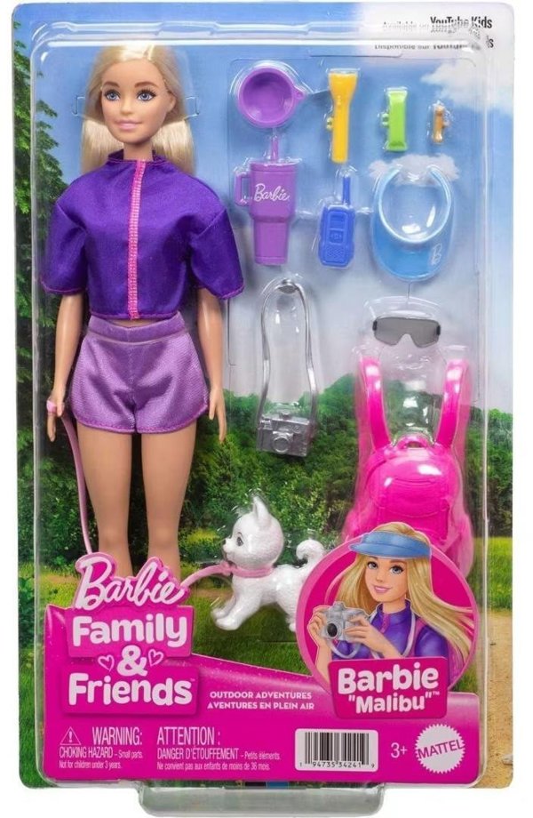 BRB BARBIE PRZYGODY NA LONIE NATURY BLON JJV59 4