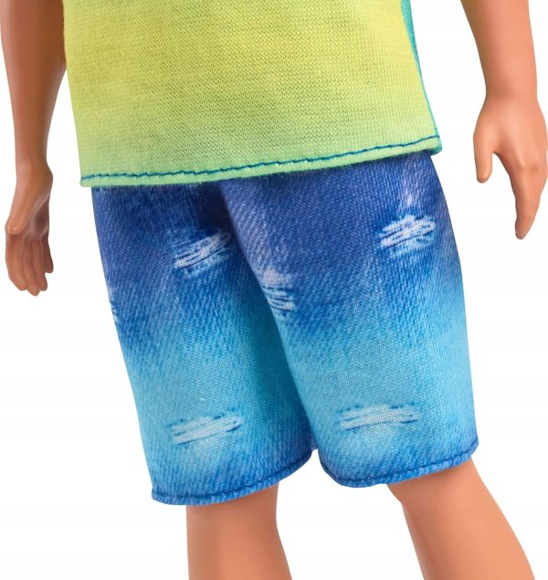 Mattel Barbie Ken Κούκλα Με Στυλιστική Μπλούζα Ombre HYV00