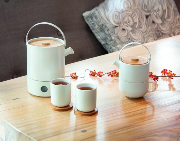 Bredemeijer 1x2 Bredemeijer Tea Mug Set 200ml Bamboo Coaster 142013