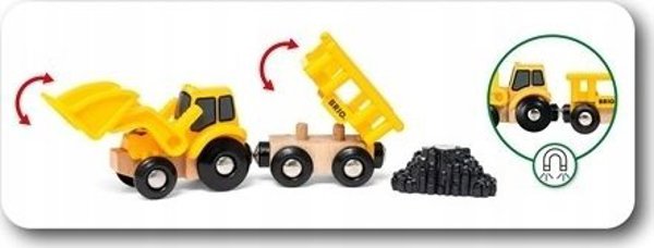 Brio World Κατασκευαστικά Οχήματα 33658, Παιχνίδι Ρόλων για Παιδιά