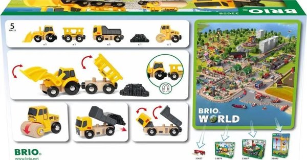 Brio World Κατασκευαστικά Οχήματα 33658, Παιχνίδι Ρόλων για Παιδιά