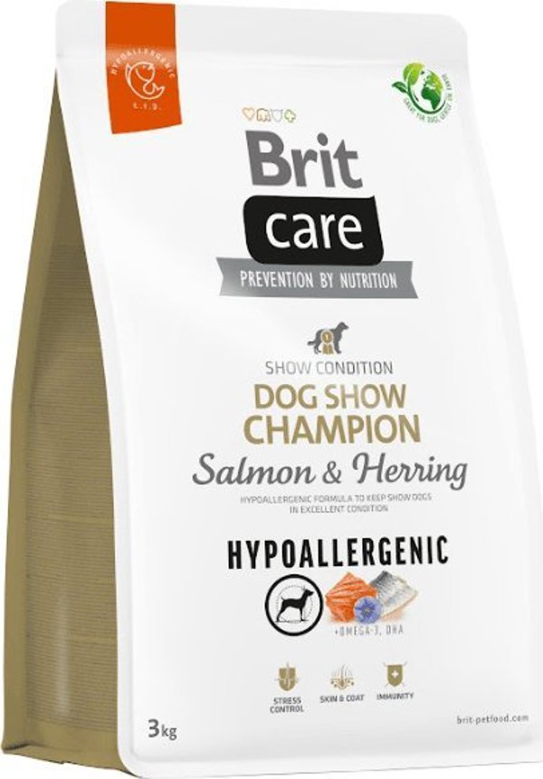 Brit Care Dog Hypoallergenic Dog Show Champion 3kg