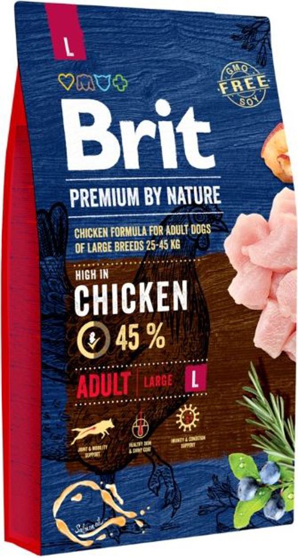 Brit Premium By Nature Adult L Large 8kg