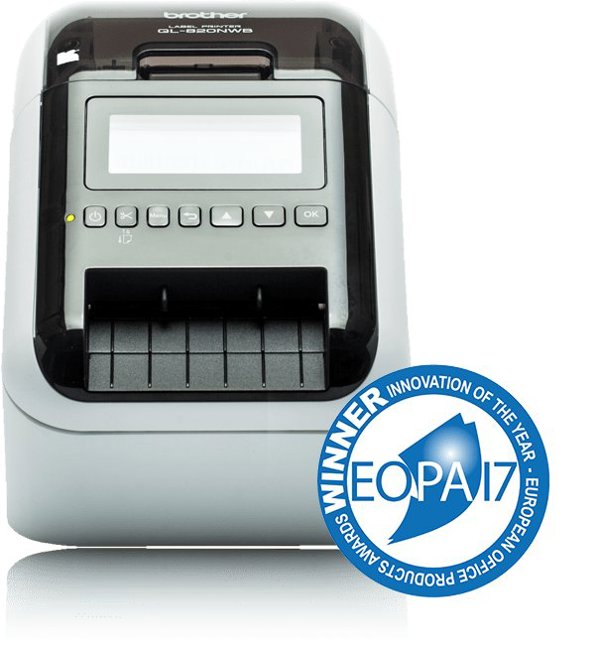 Brother QL-820NWBC Label Printer Direct Heat Color 300 x 600 DPI Wired & Wireless DK