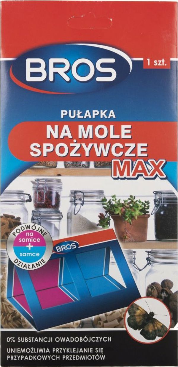 Bros Pulapka na mole spozywcze Max - 1 τεμάχιο