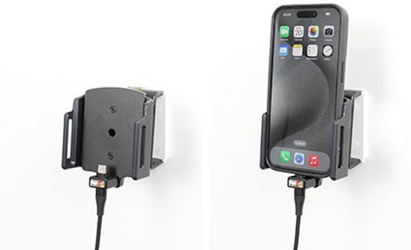 Brodit Halter aktiv iPhone 17/17 Pro USB-C verstellbar