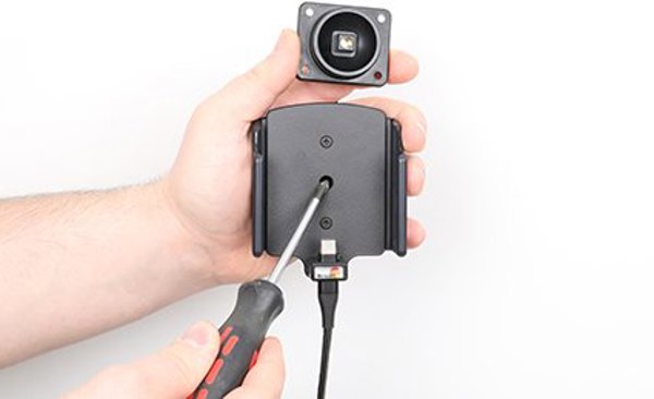 Brodit Halter aktiv iPhone 17/17 Pro USB-C verstellbar