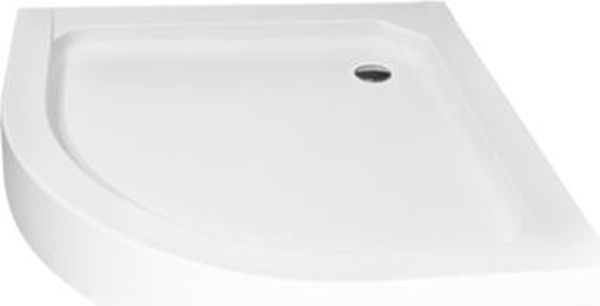 Brodzik Besco Alex ημικυκλικός γωνιακός 90x90 cm