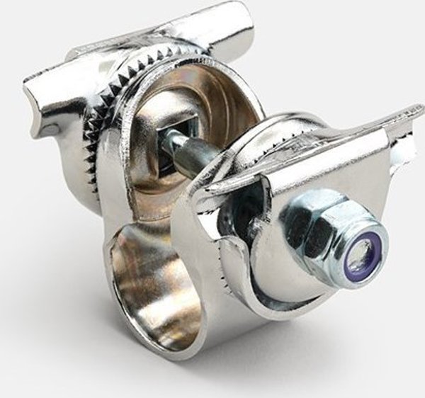 Brooks Zacisk siodełka BROOKS CLAMP 7/8'' (22.2MM) FOR SINGLE RAIL, Chrome (NEW)