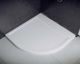 Brodzik Besco Axim Ultraslim ημικυκλικός γωνιακός 90x90 εκ. (BAX-90-NR)