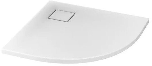 Cersanit Ντουζιέρα Ημικυκλική Tako Slim 90x90x4cm με Σιφώνι - S601-120