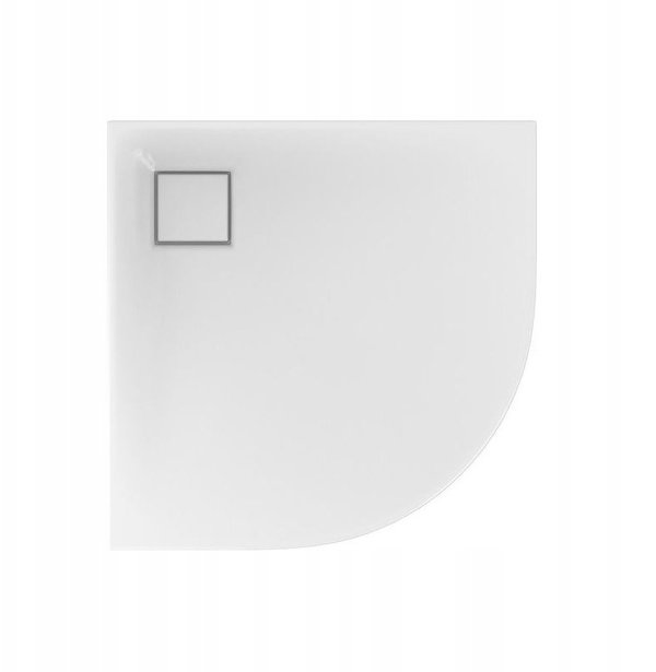 Cersanit Ντουζιέρα Ημικυκλική Tako Slim 90x90x4cm με Σιφώνι - S601-120