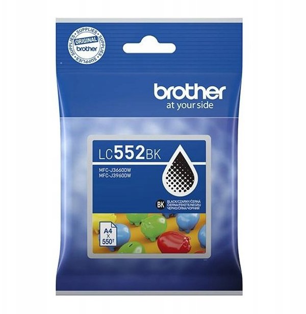 Brother oryginalny ink / tusz LC552BK, black, 550s