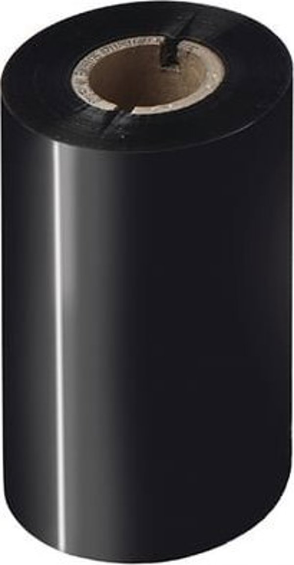 Brother STANDARD WAX/RESIN BLACK/110MMX300M RIB 12 ROLLS