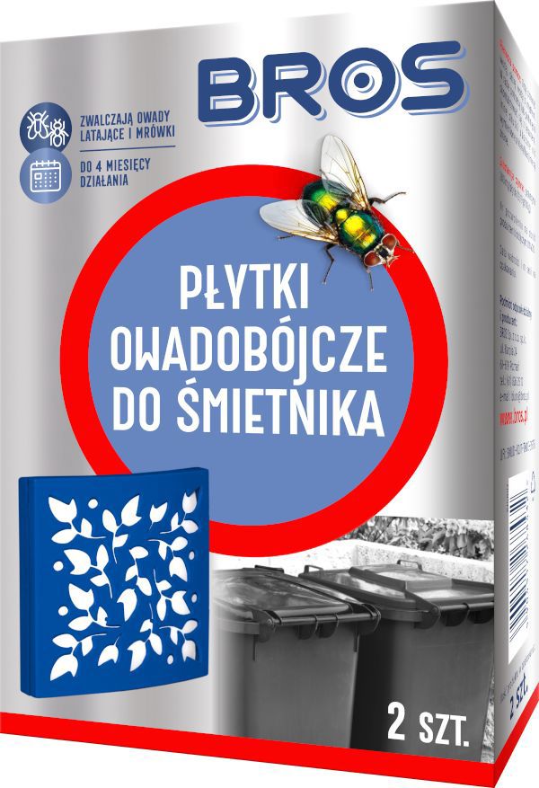 Bros Plytka owadobojcza do smietnika 2 szt.