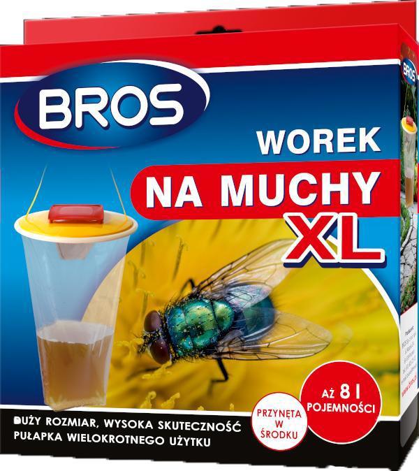 Bros παγίδα σακούλα για μύγες XL με δόλωμα