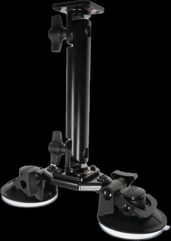 Brodit Dual Suction Cup Mount with Base Mount 8''