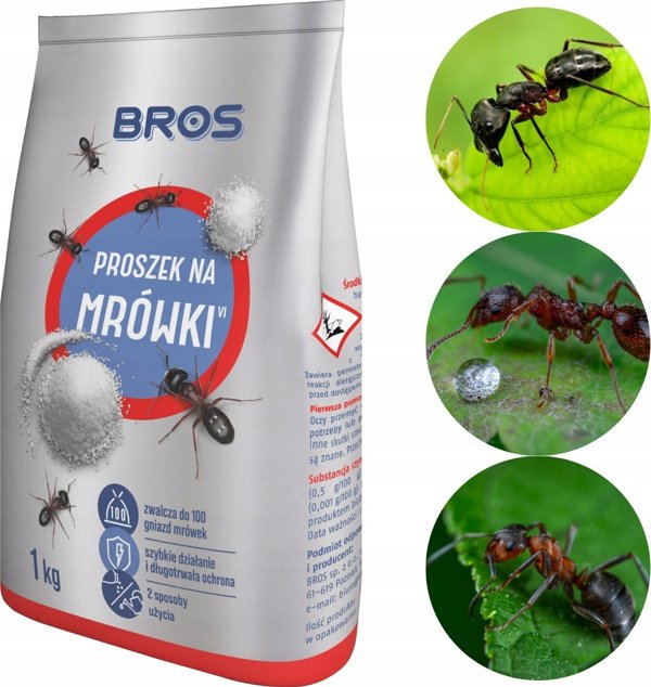 Bros Σκόνη Για Μυρμήγκια Trutka, Εντομοκτόνο Αντιμετώπισης Μυρμηγκιών 1kg