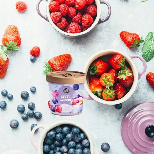 Brown House & Tea - Berry Muffin - Χύμα τσάι 50g