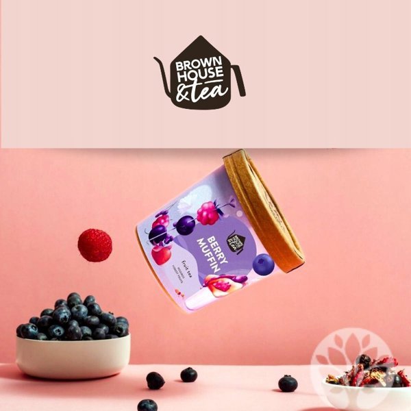 Brown House & Tea - Berry Muffin - Χύμα τσάι 50g