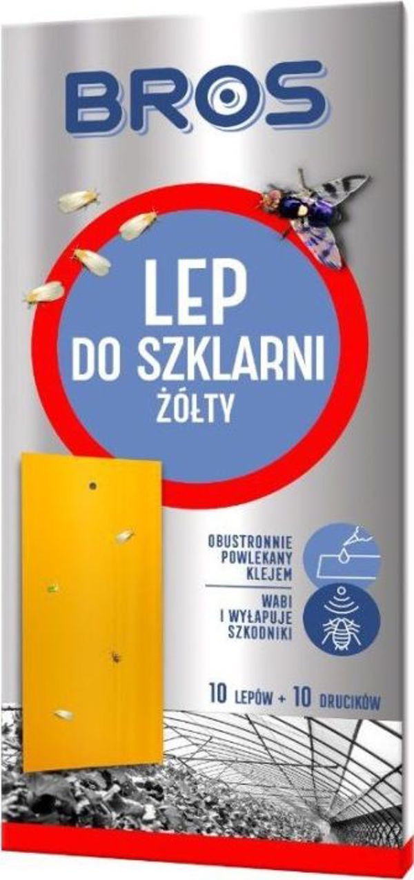 Bros Lep do szklarni zolty