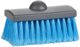 Brush with water flow, Vikan, blue, PP, 15 cm, soft, slotted