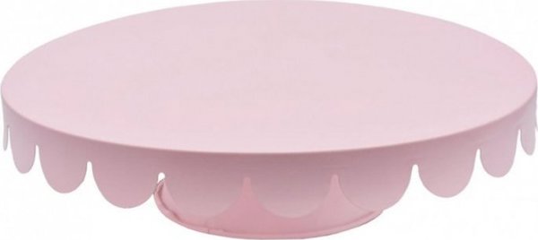 Brunbeste Patera do tortu lub ciastek 28cm rozowa