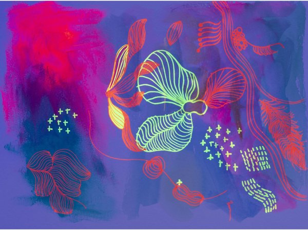 BRUYNZEEL SAKURA Marker Pen-touch Extra Fine UV niebieski, Sakura